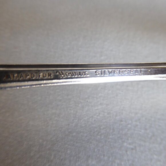 VINTAGE 1925 ART DECO YOUREX LADY FRANCES SILVER ICED TEA PARFAIT SPOON SET OF 6 - Picture 10 of 10